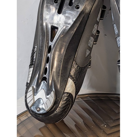 Gavin Cycling Shoes Black Grey Triple Strap Road Mountain Bike Mens Size 10 eu45 - Picture 11 of 11